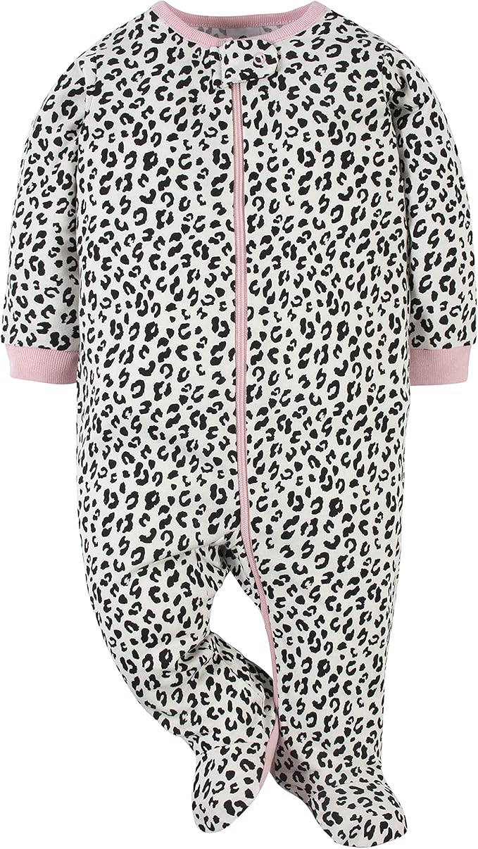 Gerber baby-girls 4 Pack Sleep 'N Play Footie
