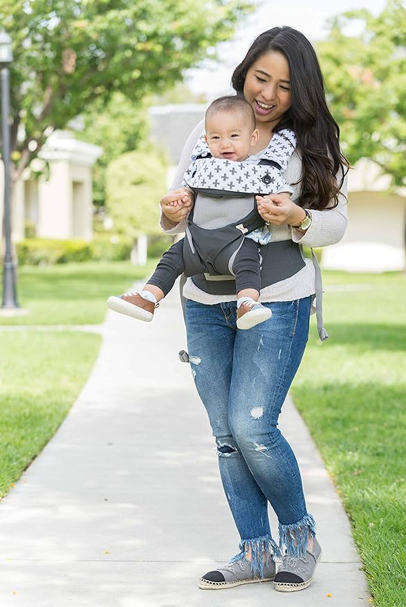 Mila Millie Premium Drool and Teething Reversible Cotton Pad - Fits Ergobaby Four Position 360 and Most Baby Carrier