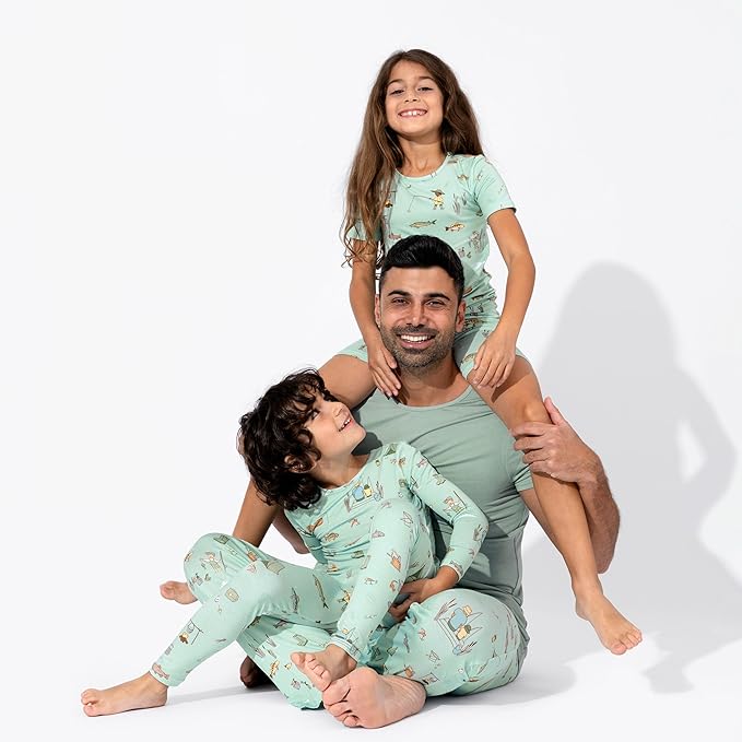 Bellabu Bear Convertible Footies for Baby Boys & Baby Girls, Family Matching Pajamas, Rayon from Bamboo