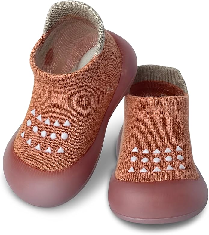 Baby Sock Shoes Boys Girls First Walking Shoes Non-Slip Slippers Soft Sole Sneakers Toddler Infant Babygirl