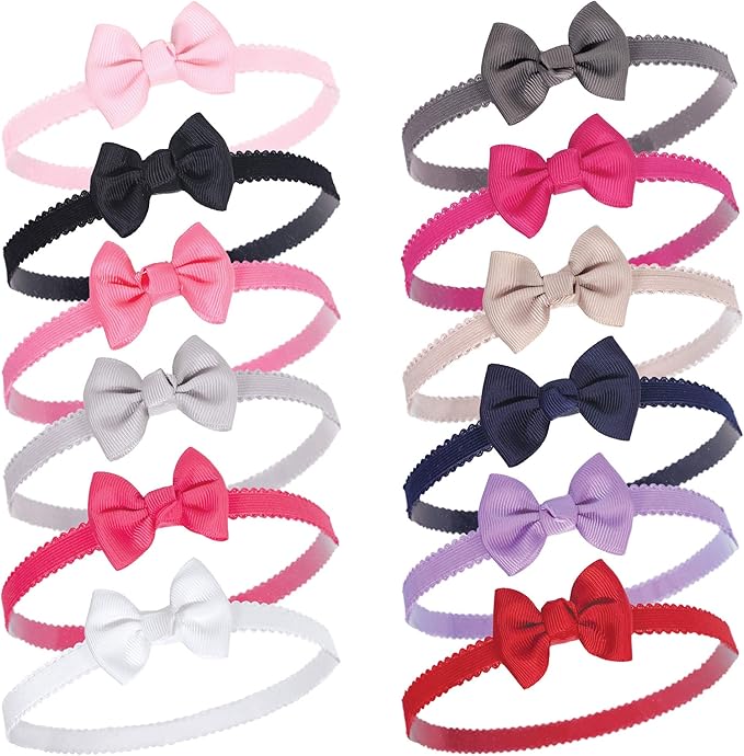 Hudson Baby Cotton and Synthetic Headbands, Size 0-24 Months