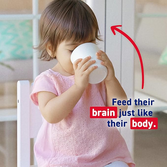 Enfagrow PREMIUM Toddler Nutritional Drink, Made with Real Milk, Brain-Building Omega-3 DHA, Nutrients and Prebiotics for Growth & Immune Support, Non-GMO, Toddler Milk Powder, 32 Oz Can, 6 Count