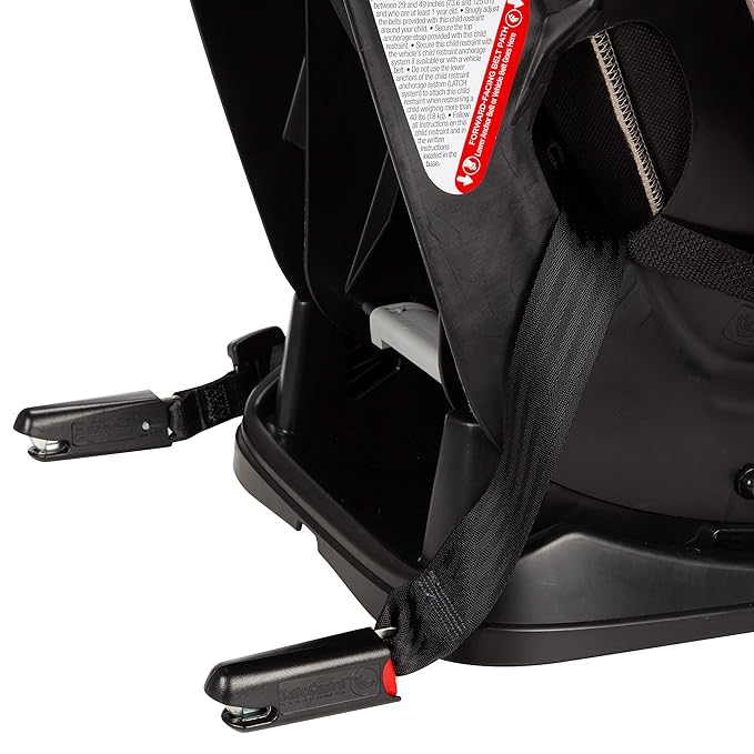 Maxi-Cosi Pria Max All-in-One Convertible Car Seat, Rear Facing Car Seat (4-40 lbs), Forward Facing Car Seat (22-65 lbs), High Back Booster Seat (40-100 lbs), Pure COSI, Essential Black