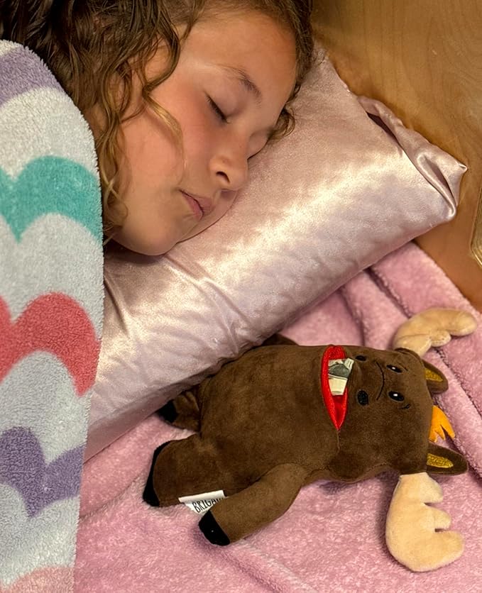 Twigs Moose Tooth Fairy Pillow and Book Bundle | 8" Plush with Pocket for Lost Teeth & Hardcover Storybook w/Tracker, Q&A for Boys Girls Children of All Ages