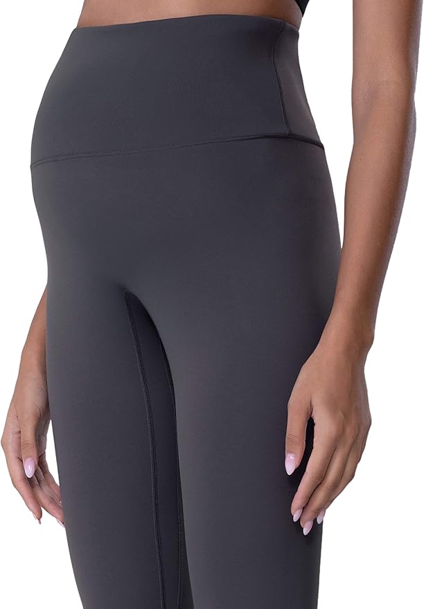 POSHDIVAH Women's Maternity Leggings Over The Belly Pregnancy Yoga Pants Active Wear Workout Leggings