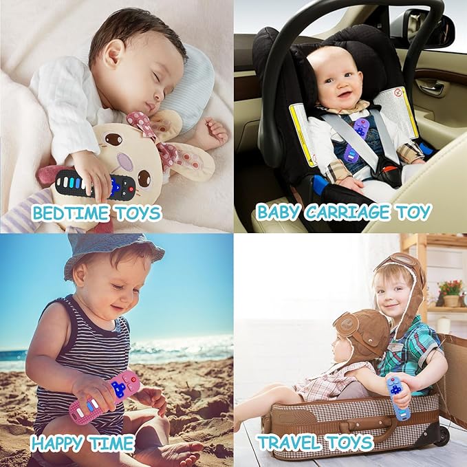 YAPROMO Baby Teething Toys,Reomte Teether Toys, Silicone Chew Toy for Babies 18+ Months, Remote Control Shape Teething Toys, Early Educational Toy BPA Free & Refrigerator Safe