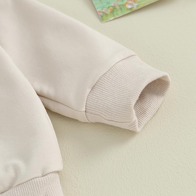 Baby Boy Fall Clothes Set Long Sleeve Letter Print Sweatshirt Pants Toddler Infant Outfits 6 12 18 24 Months 2T