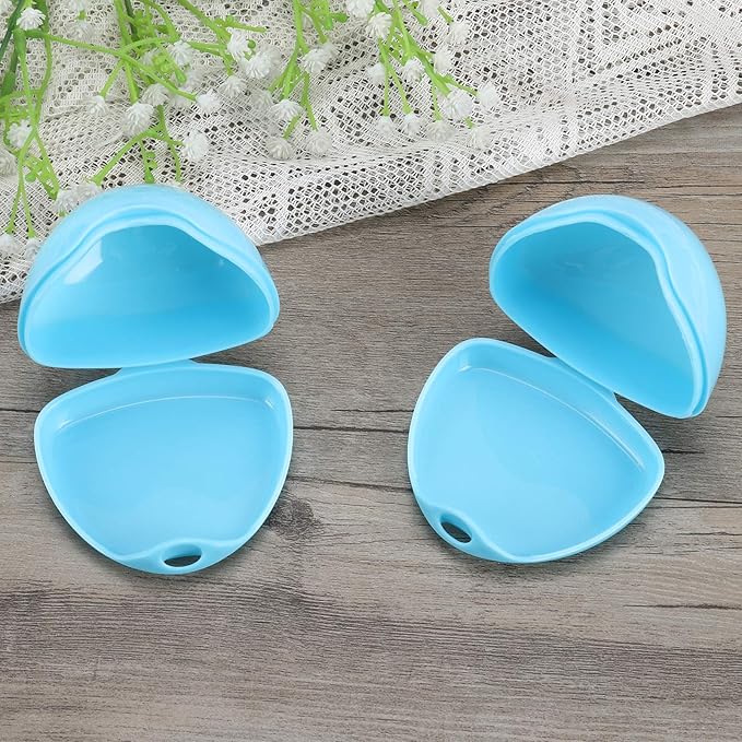 Accmor Pacifier Case, Pacifier Holder Case, Pacifier Container for Travel, BPA Free, Blue, 3 Pack