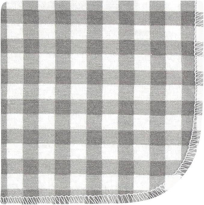 Hudson Baby Unisex Baby Flannel Washcloths, Farm Friends Cream 10Pk, One Size