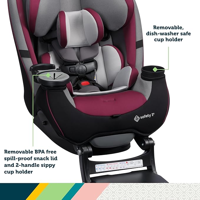 Safety 1st Grow and Go Extend ‘n Ride LX All-in-One Convertible Car Seat, Black Pepper
