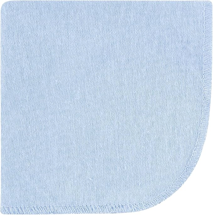 Hudson Baby Unisex Baby Flannel Washcloths, Boy Dino World 12Pk, One Size