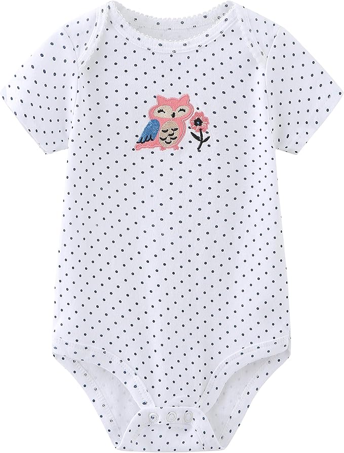 Kiddiezoom Baby Layette Set Baby Boys' 9-Piece Bodysuits Pants Set Toddler Girl Boy Unisex Baby Gift Sets