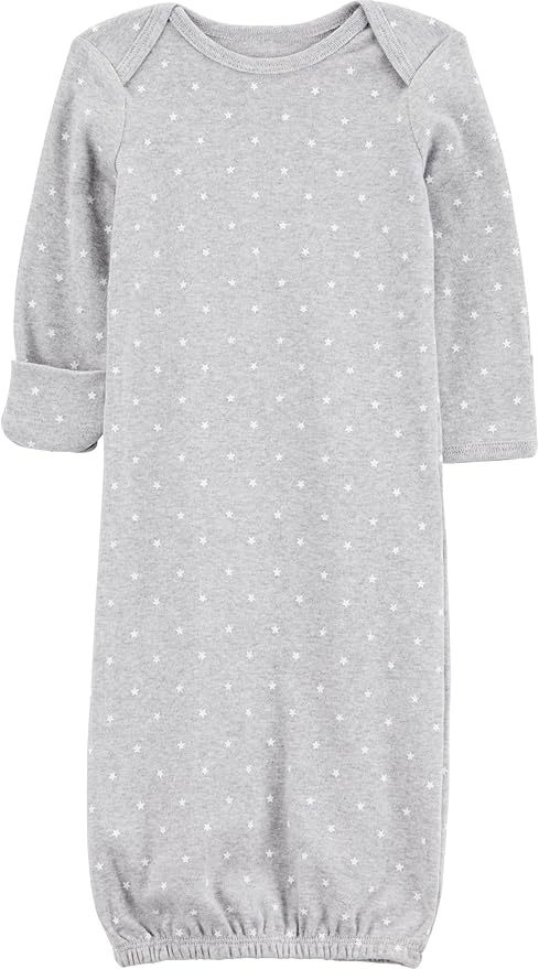 Simple Joys by Carter's unisex-baby 3-pack Neutral Cotton Sleeper Gown