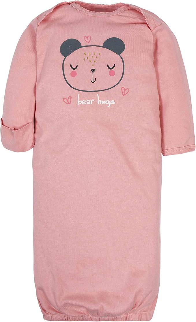 Gerber baby-girls 4-pack Sleeper Gown