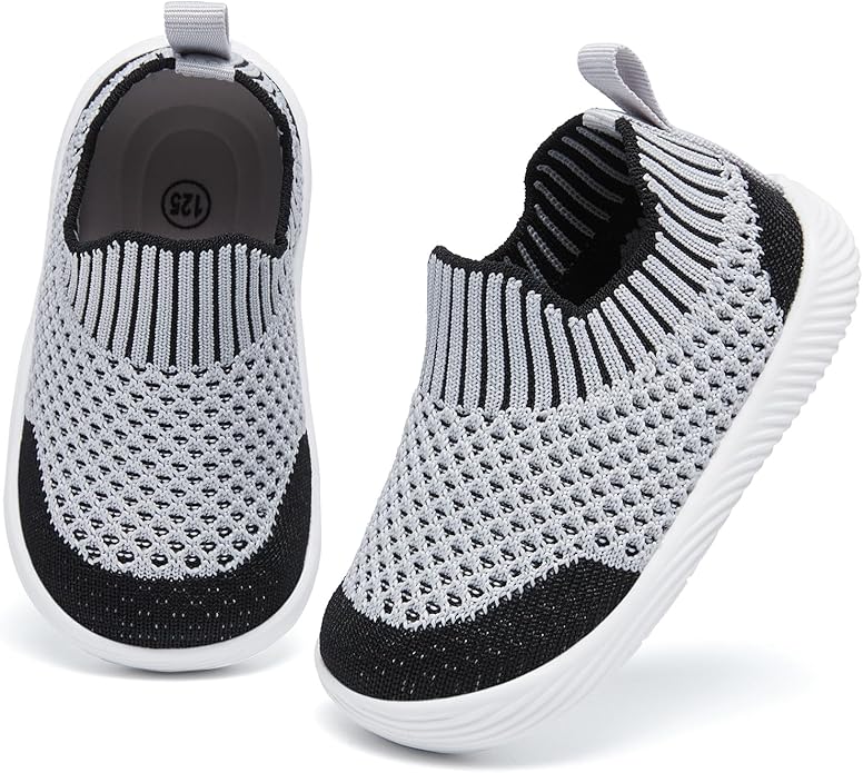MORENDL Baby Toddler Walking Socks Non-Slip Breathable Unisex Casual Sneakers