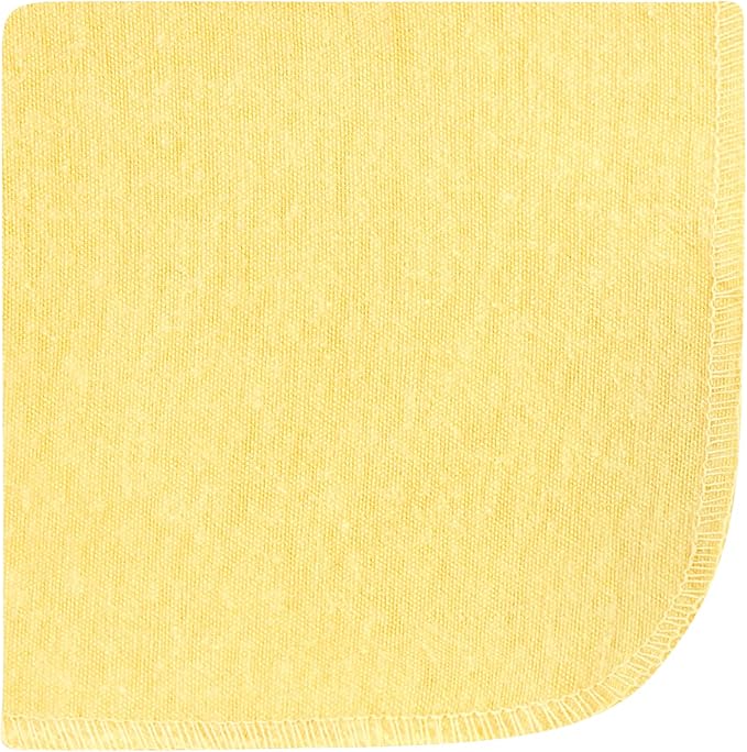 Hudson Baby Unisex Baby Flannel Cotton Washcloths, Happy Planets 10 Pack, One Size