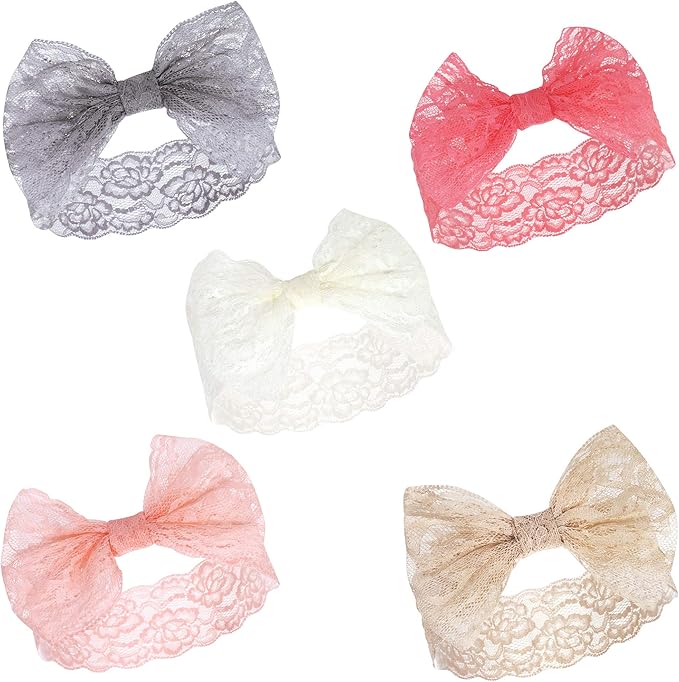 Hudson Baby Cotton and Synthetic Headbands, Size 0-24 Months