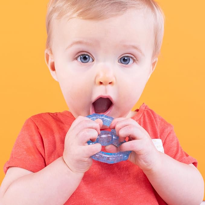 Bright Starts Stay Cool Teethers, Water-Filled & Chillable, BPA Free Teething Toy, Ages 3 Months+, Unisex, 3-Pack