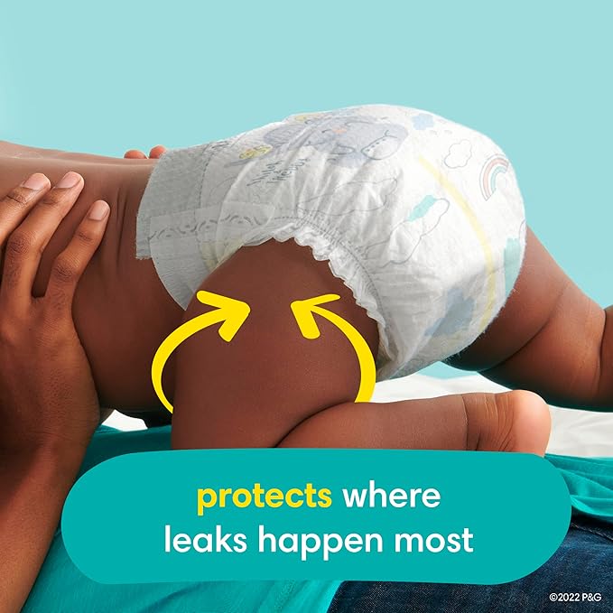 Pampers Swaddlers Diapers, Size 3 (13-26 lbs), 78 Count, Absorbent, Keeps Baby Dry and Comfortable, Skin Safe Disposable Baby Diaper