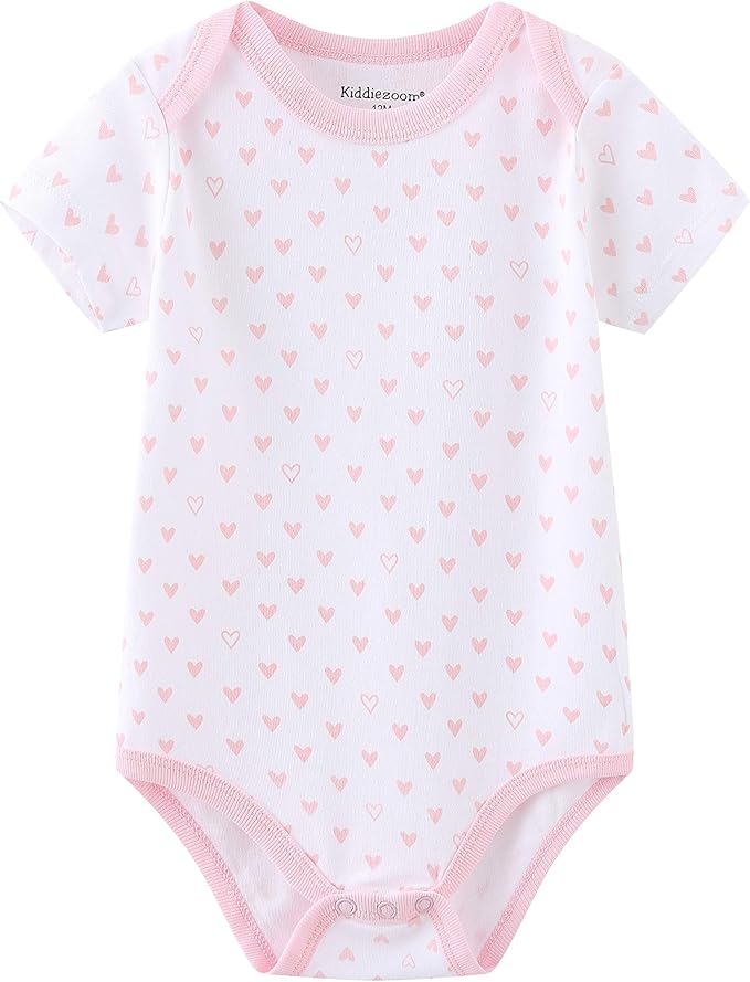 Kiddiezoom Baby Layette Set Baby Boys' 9-Piece Bodysuits Pants Set Toddler Girl Boy Unisex Baby Gift Sets
