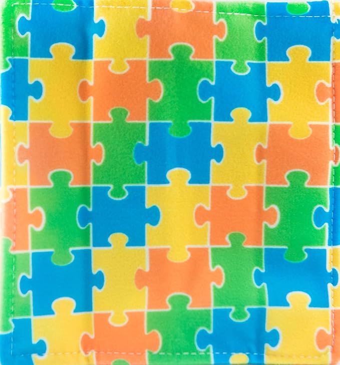 Original Baby Paper - Crinkle Paper and Sensory Toy for Babies and Infants | Puzzle Print | Non-Toxic, Washable