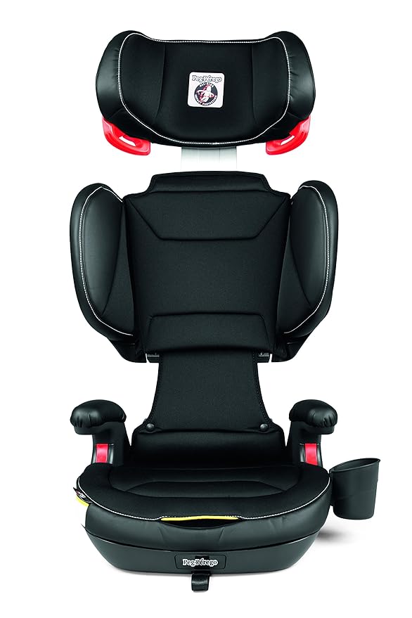 Peg Perego Viaggio Shuttle Plus 120 - Booster Car Seat - for Children from 40 to 120 lbs - Made in Italy - Licorice (Black)