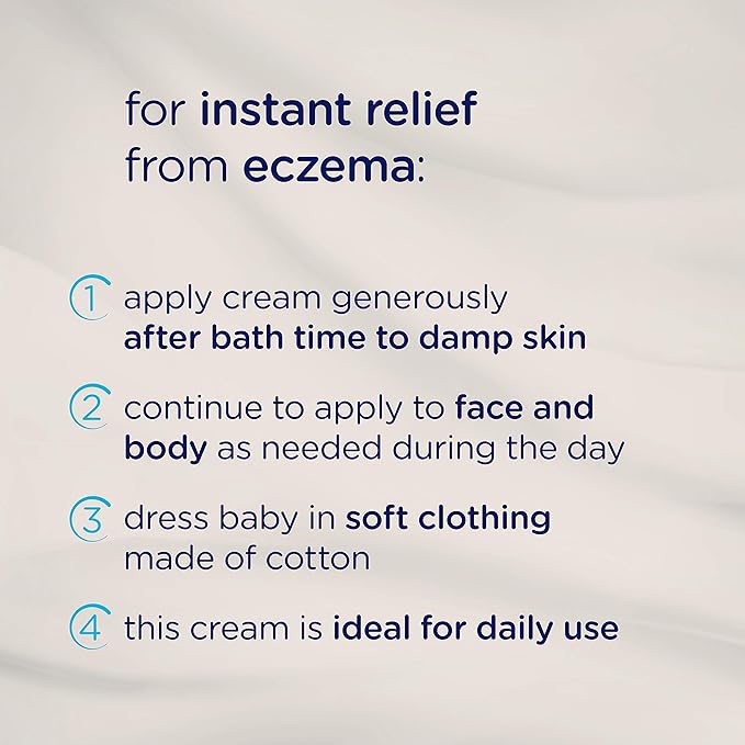 Baby Dove Soothing Cream Lotion To Soothe Delicate Skin Eczema Care No Artificial Perfume or Color, Paraben & Phthalate Free,5.1 Ounce (Pack of 3)