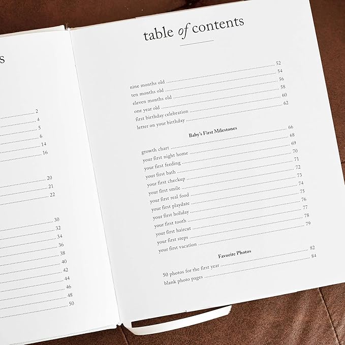 Baby First Year Book - Heirloom Keepsake Baby Memory Book to Record Important Milestones, Photos & More - Pregnancy Books (Sage Green,112 Pages)