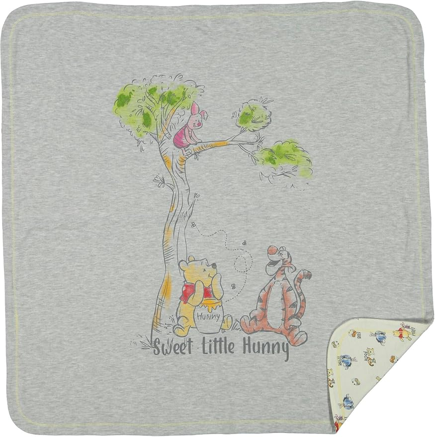 Disney Winnie the Pooh,Lion King,Pixar Monsters Inc. Baby Sleep N' Play Coverall Bib Blanket and Burp Cloth 4 Piece Set
