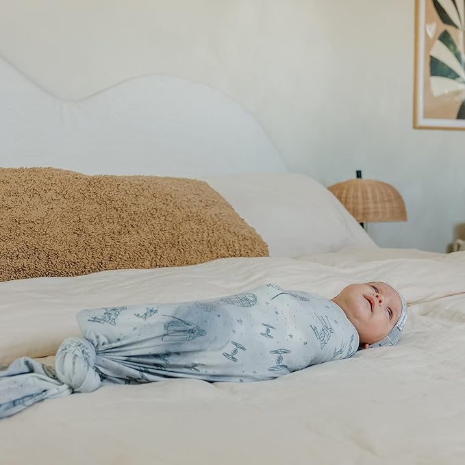 Copper Pearl Large Premium Knit Baby Swaddle Receiving Blanket Empire