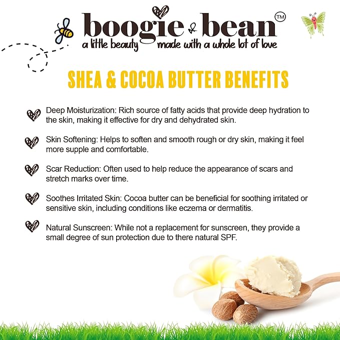 Shea Butter for Baby Skin and Hair, Creamy Baby Oil, Pure Raw Unrefined African Shea Butter for Kids. Moisturize Dry Skin, Eczema