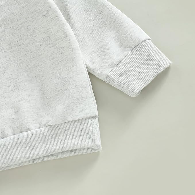 Toddler Baby Boy Fall Outfit Crewneck Long Sleeve Sweatshirt Tops Elastic Pants Jogger Cute Newborn Winter Clolthes Set