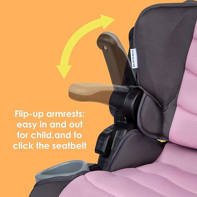 Baby Trend Protect 2-in-1 Folding Booster Seat, Dash Rose