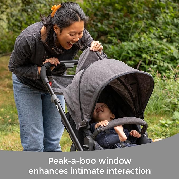 Diono Quantum 4 3-in-1 Travel System with LiteClik 30 R SafePlus Infant Car Seat and Base, Rear-Facing for Infants 4-30lbs, Includes Infant Car Seat Folding Stroller and Toddler Seat (Gray Slate)