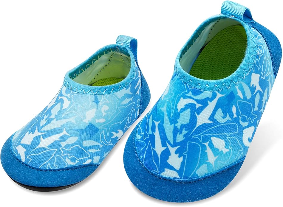 JIASUQI Baby Boys and Girls Barefoot Swim Water Skin Shoes Aqua Socks for Beach Swim Pool