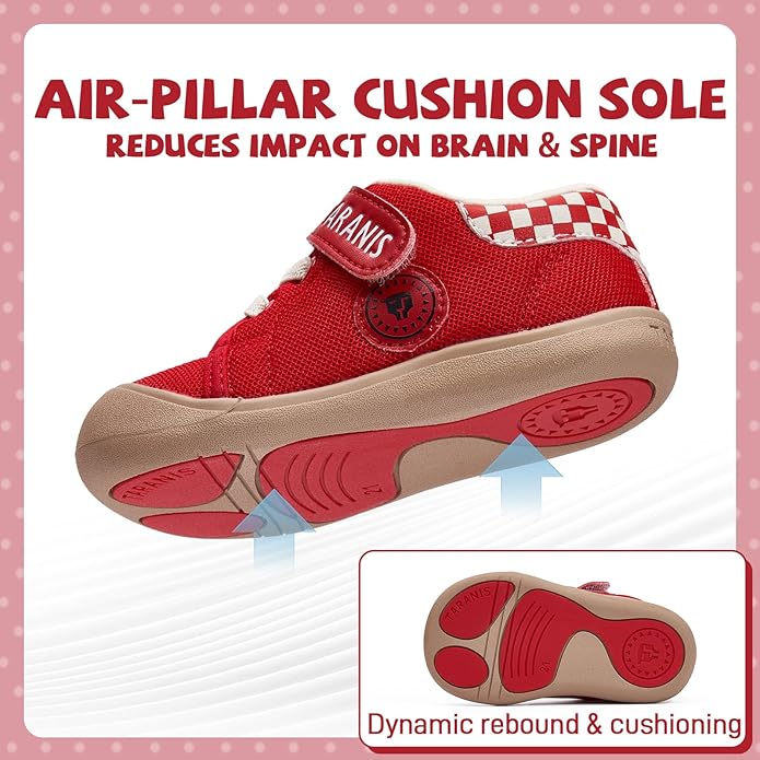 Toddler Shoes Boys Girls Infant Sneakers Non-Slip Rubber Sole Baby Crib First Walker Shoes