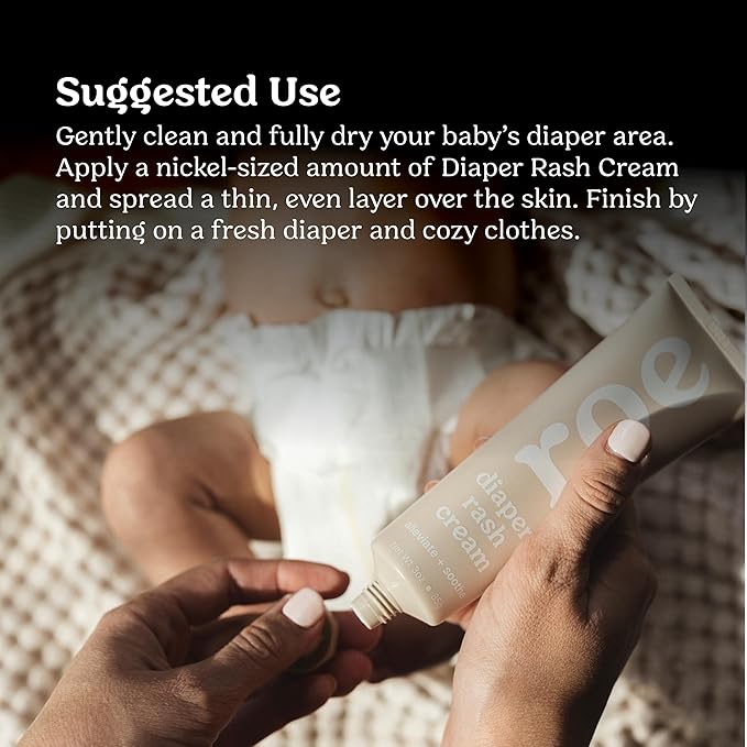 Roe Wellness- Diaper Rash Cream Paste Ointment W/Zinc Oxide | Maximum Strength Diaper Rashes Soothing Cream, Ointment for Babies
