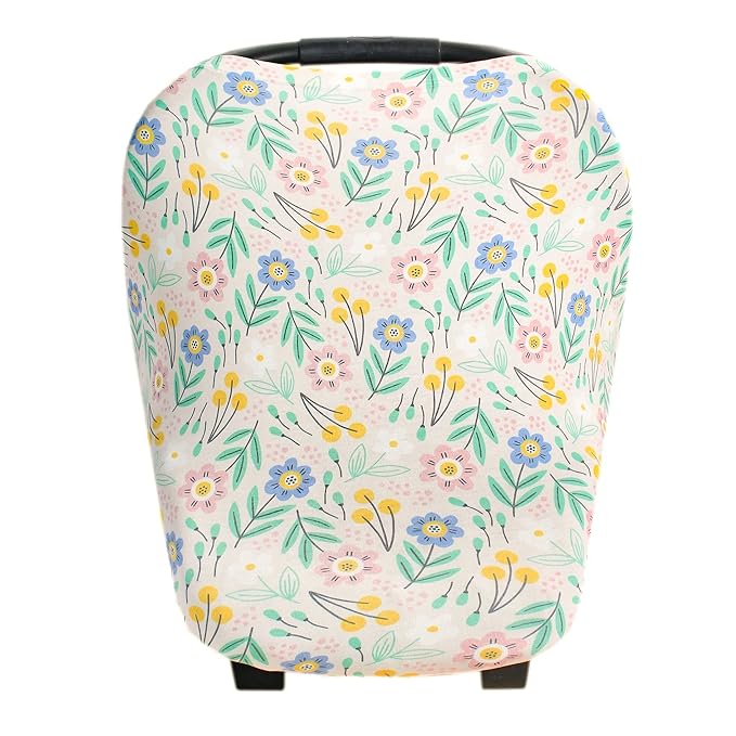 Copper Pearl Multi-Use Cover: Car Seat Covers, Nursing Cover, and Stroller Cover for Sun - Stretchy Fabric, All-Season Use, Stylish Designs, Easy Access for Moms - Clara