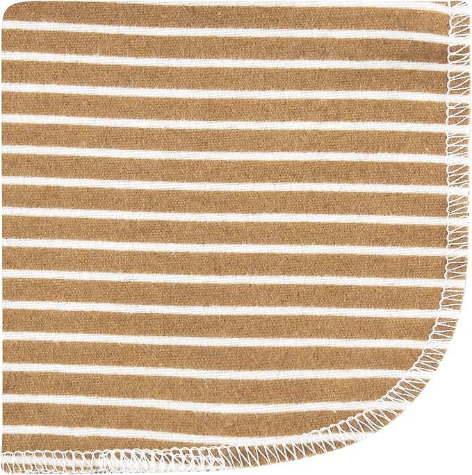 Hudson Baby Unisex Baby Flannel Cotton Washcloths, Brave Lion 10 Pack, One Size