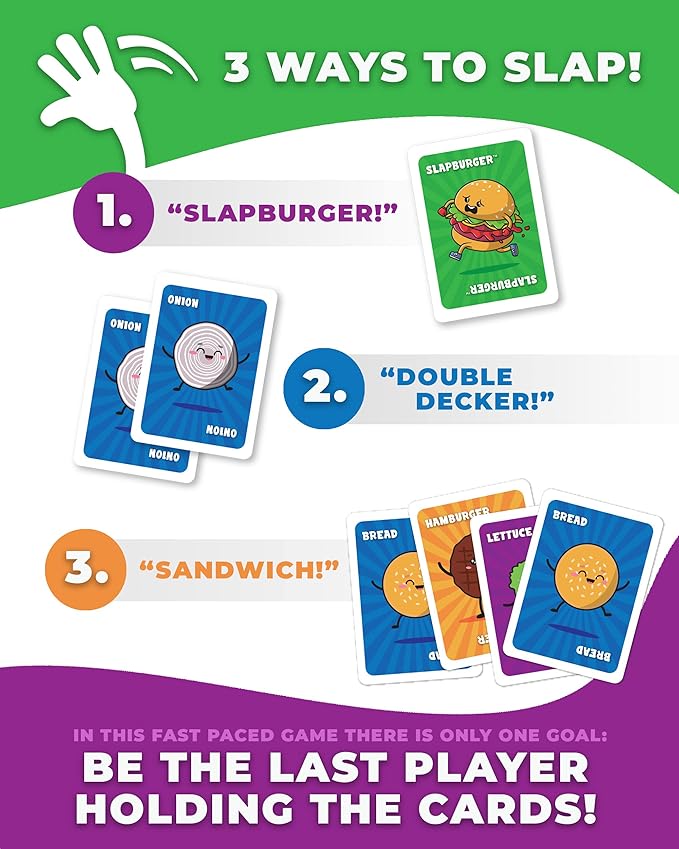 Card Game - Fast-Paced Kids and Family Games for Ages 4 and Up - Fun Card Game for Birthdays, Classroom, Camping, Game Night & Friends - Easy to Play, 2 to 6 Players, 15 Minutes Playtime