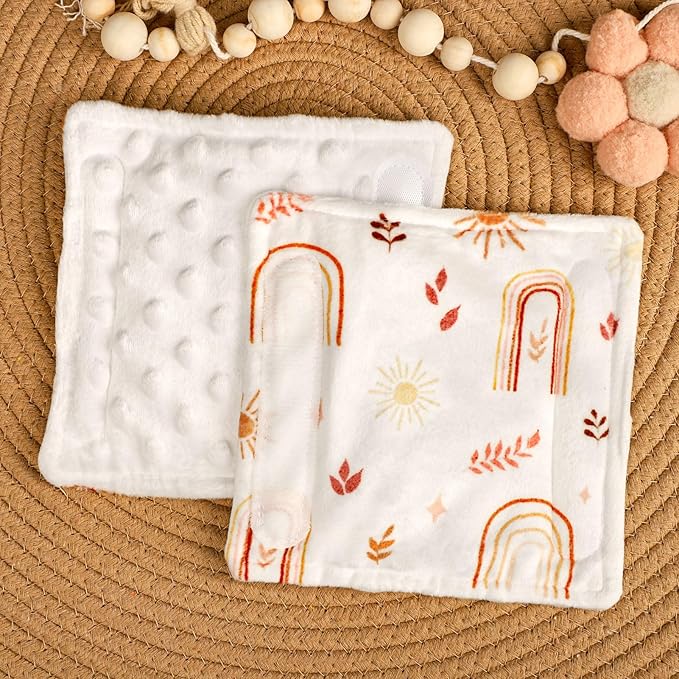 TANOFAR Baby Car Seat Strap Pads, Soft Carseat Straps Covers, Car Seat Straps Shoulder Pads for Girls, Seat Belt Cover Pad for Kids, Suitable for Baby Car Seat, Pushchair, Stroller, Rainbow