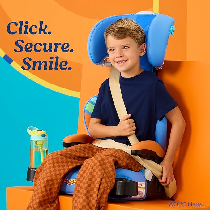 Hot Wheels x Graco Turbobooster 2.0 High Back Booster Seat, Belt Positioning Booster Car Seat for Big Kids
