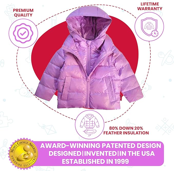 ONE KID The Road Coat Down | Car Seat Safe Winter Jacket | Crash Tested | Unisex | 12 Months-8 Years