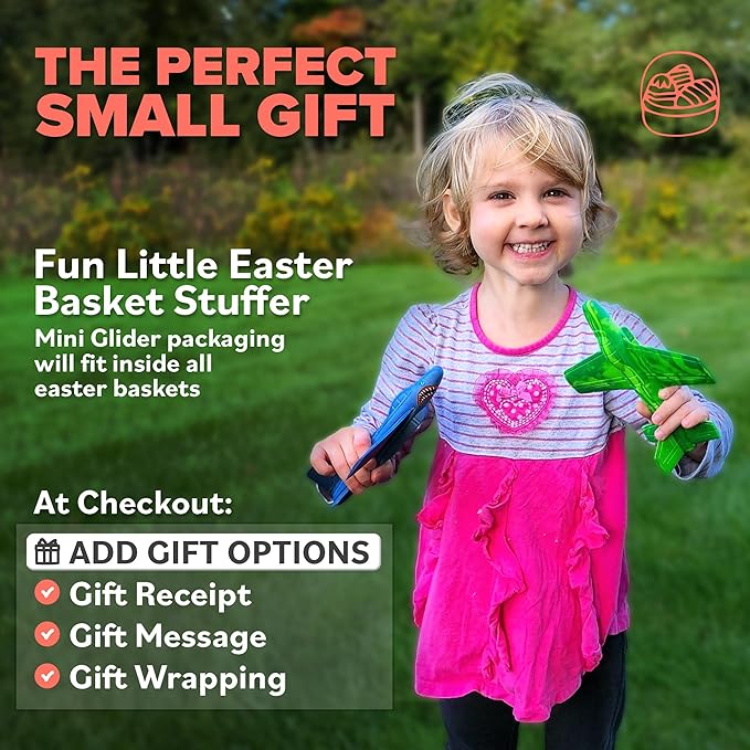 Stocking Stuffer Gifts For Boys&Girls: Foam Airplane Toy Glider Plane Styrofoam Airplanes for Kids. Launcher Air Planes Outdoor Army Toys. Military Gliders Game & Stocking Stuffers for All Ages