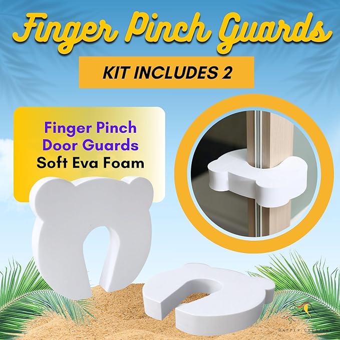 Child Safety Kit - 67 Pack Baby Proofing Essentials | Magnetic Cabinet Locks, Power Point Outlet Covers, Clear Corner Protectors, Strap Locks, Finger Pinch Guards | Bonus Bath Toys