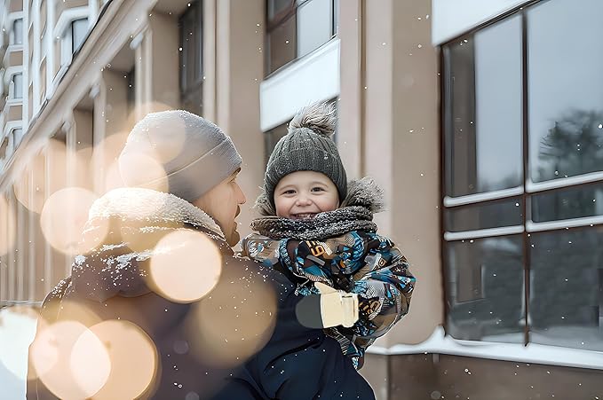 Toddler Gloves Baby Mittens Winter Warm Lined Fleece Gloves Waterproof Snow Baby Girls Mitten for Boys