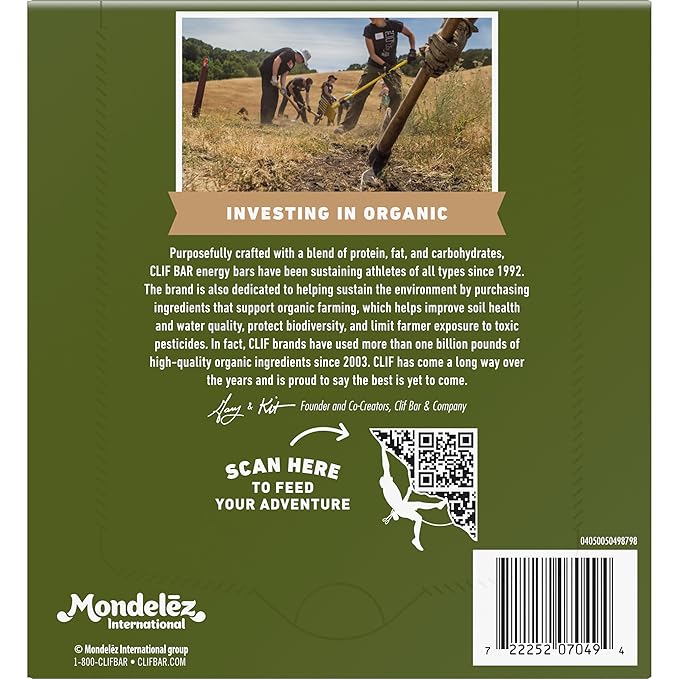CLIF BAR - Energy Protein Bars - Trail Mix - Made with Organic Oats - Energy Bars - Non-GMO - (5 Pack)