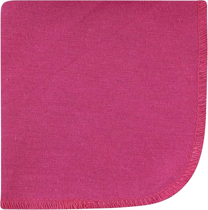 Hudson Baby Unisex Baby Flannel Cotton Washcloths, Butterfly Floral 12 Pack, One Size
