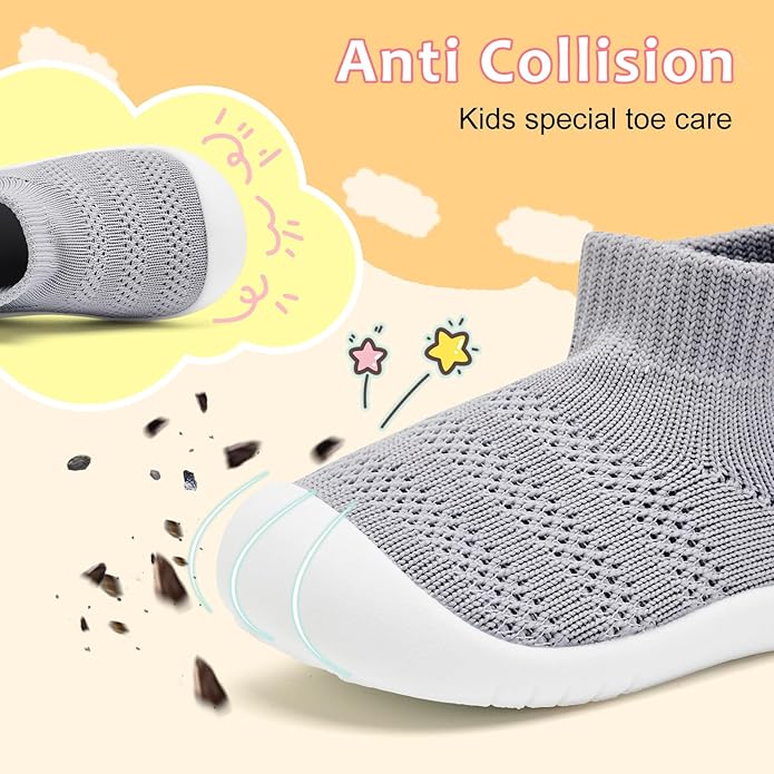 VIFUUR Baby Shoes Girls Boys Toddler Sneakers Non-Slip First Walkers Shoes for Babies 6 9 12 18 24 Months