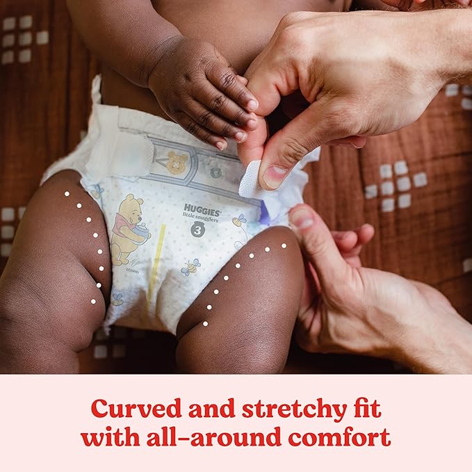 Huggies Size 4 Diapers, Little Snugglers Baby Diapers, Size 4 (22-37 lbs), 22 Count, Packaging May Vary